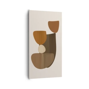 Vászonkép - Bronz kompozíció - 65x120 cm