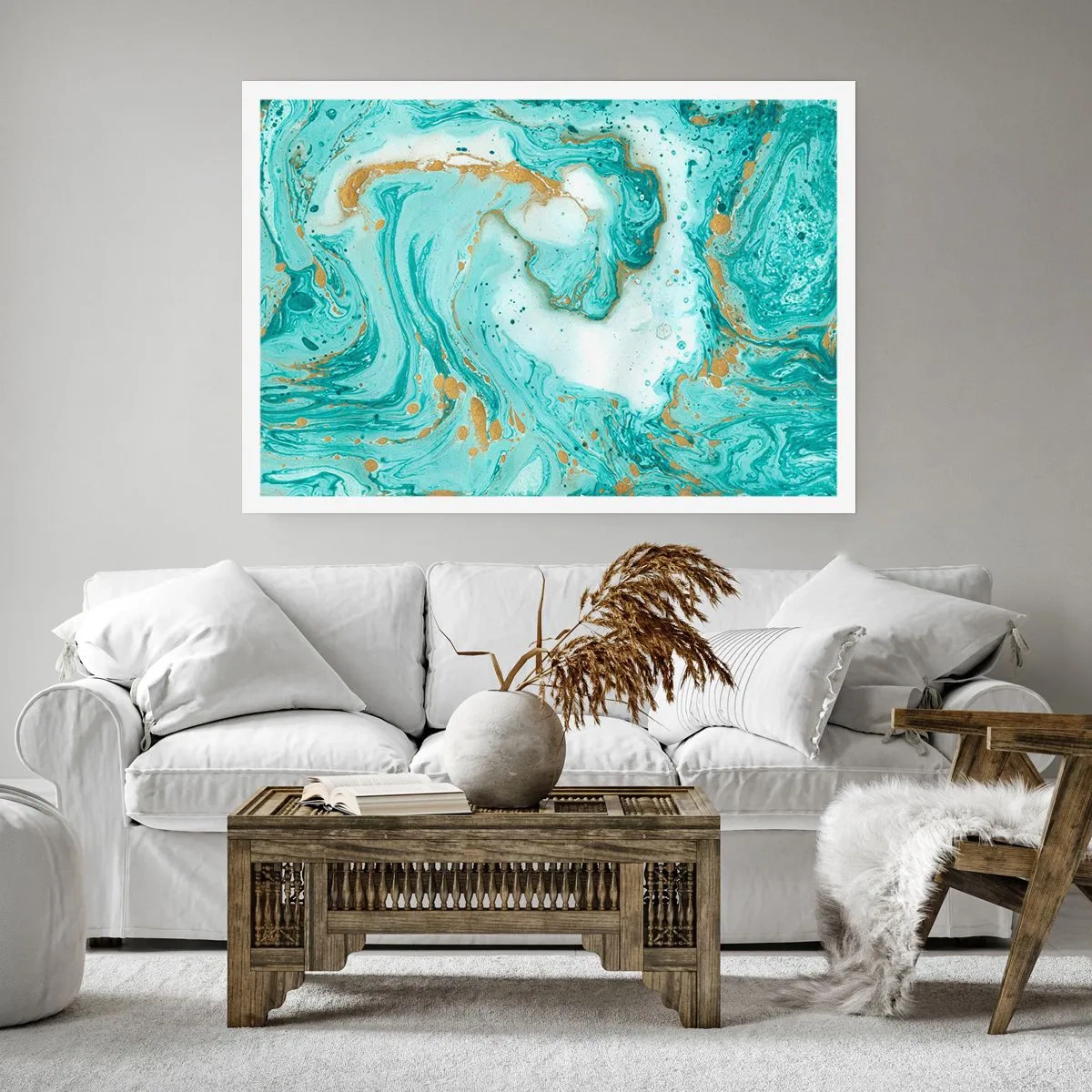 Poszter - Az Edo-korszak nagy hulláma alatt - 100x70 cm