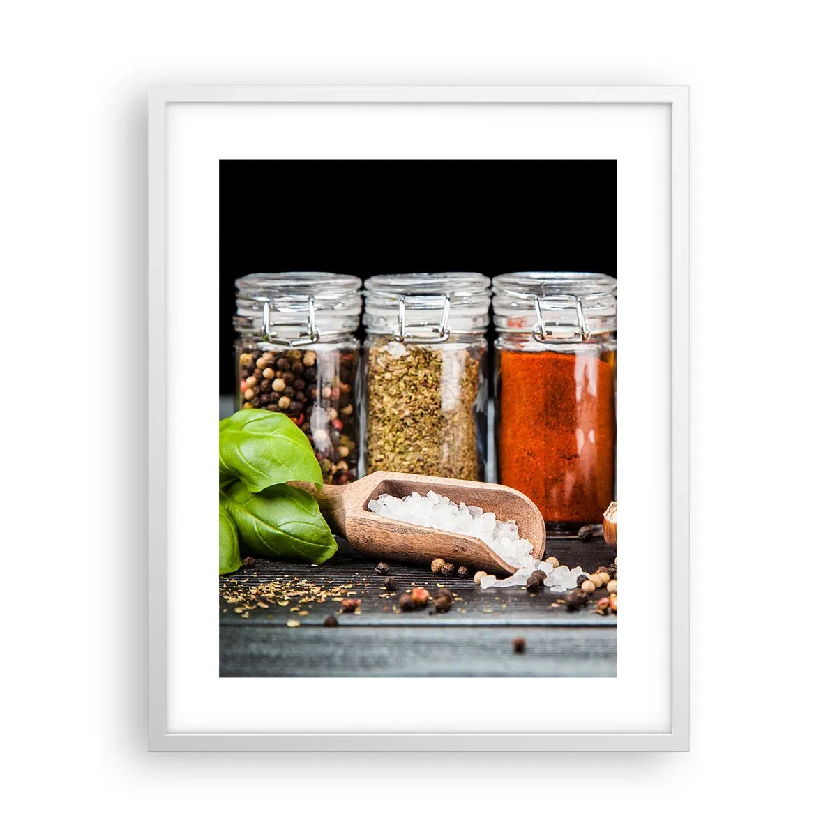Poszter fekete keretben - Hogy az életnek legyen íze - 40x50 cm