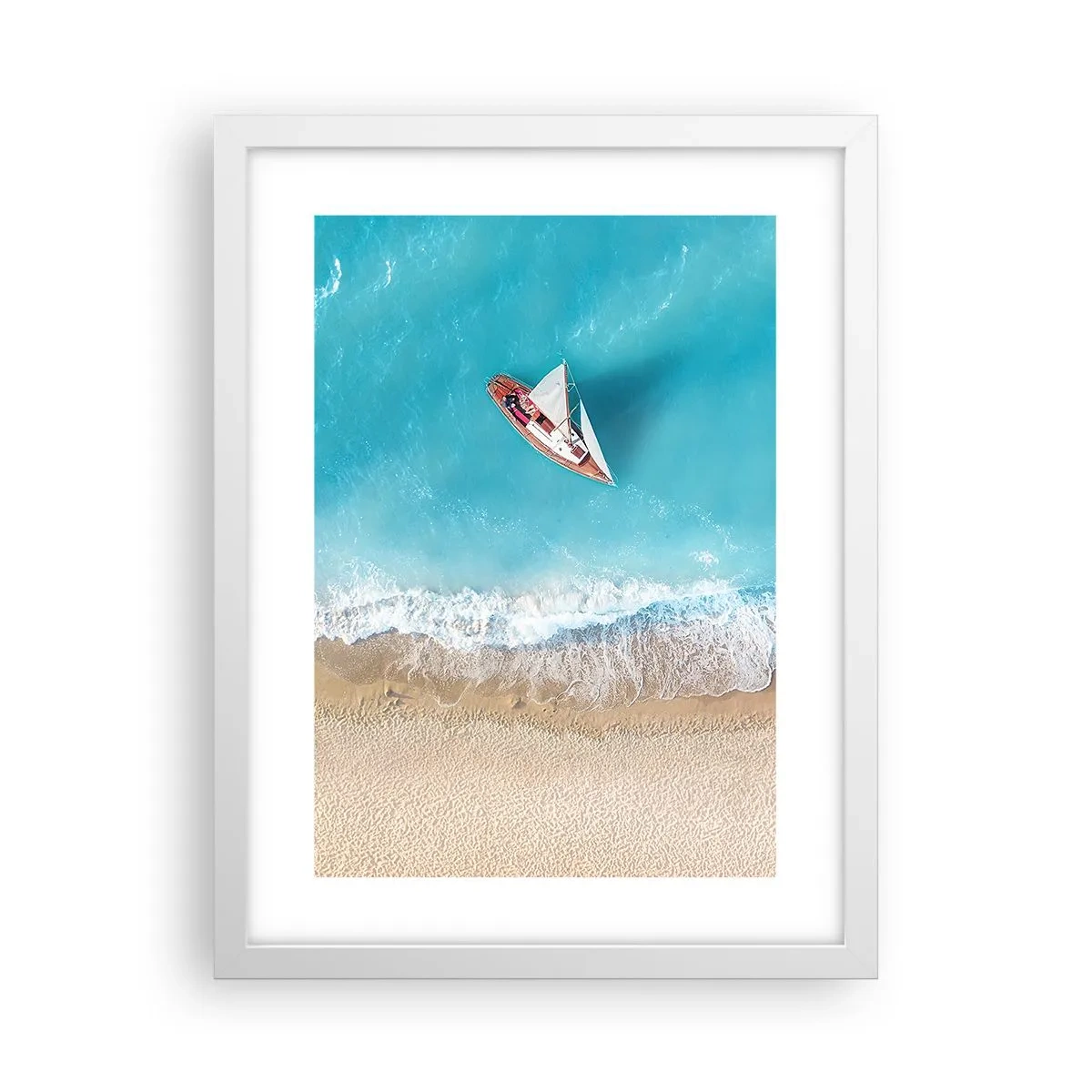 Poszter fekete keretben - A kék és az arany határán - 30x40 cm