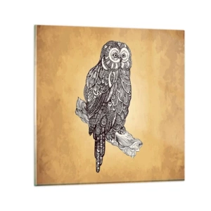 Üveg kép - A bölcsesség bonyolult díszei - 30x30 cm