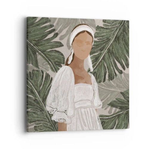 Vászonkép - Egzotikus portré - 40x40 cm