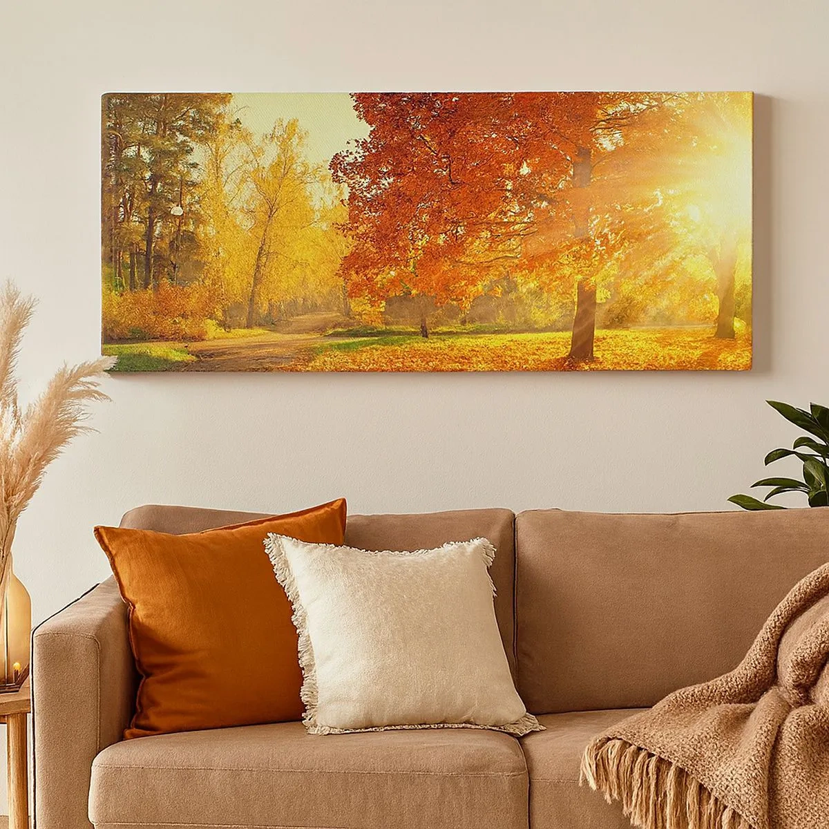 Vászonkép - A vörös gyönyörű - 100x40 cm