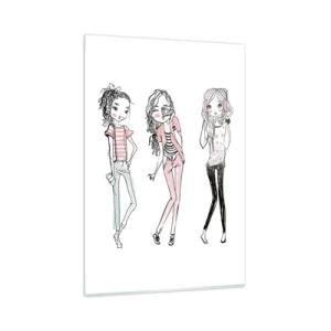 Üveg kép - Lesz, jó móka lesz - 80x120 cm