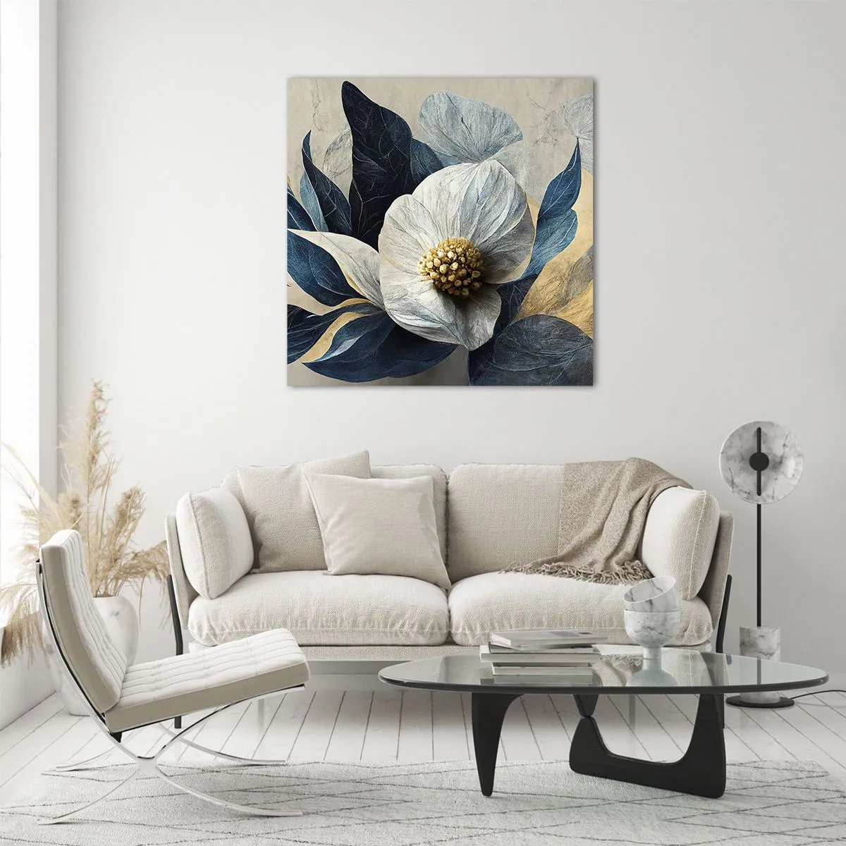 Üveg kép - Arany szíve van - 60x60 cm