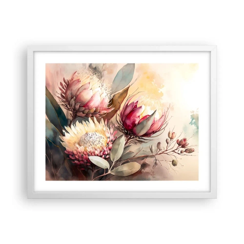 Poszter fekete keretben - Profilból és en face - 50x40 cm