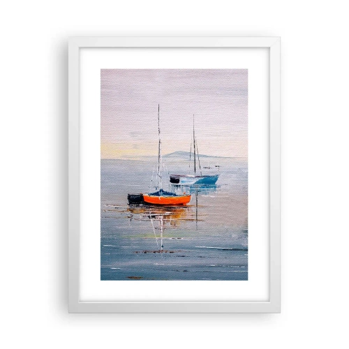 Poszter fekete keretben - Jól megérdemelt pihenés - 30x40 cm