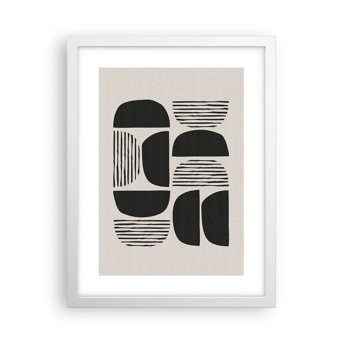 Poszter fekete keretben - Félszívű megállapodások - 30x40 cm