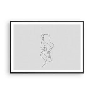 Poszter fehér keretben - Gyászos sóvárgás - 100x70 cm