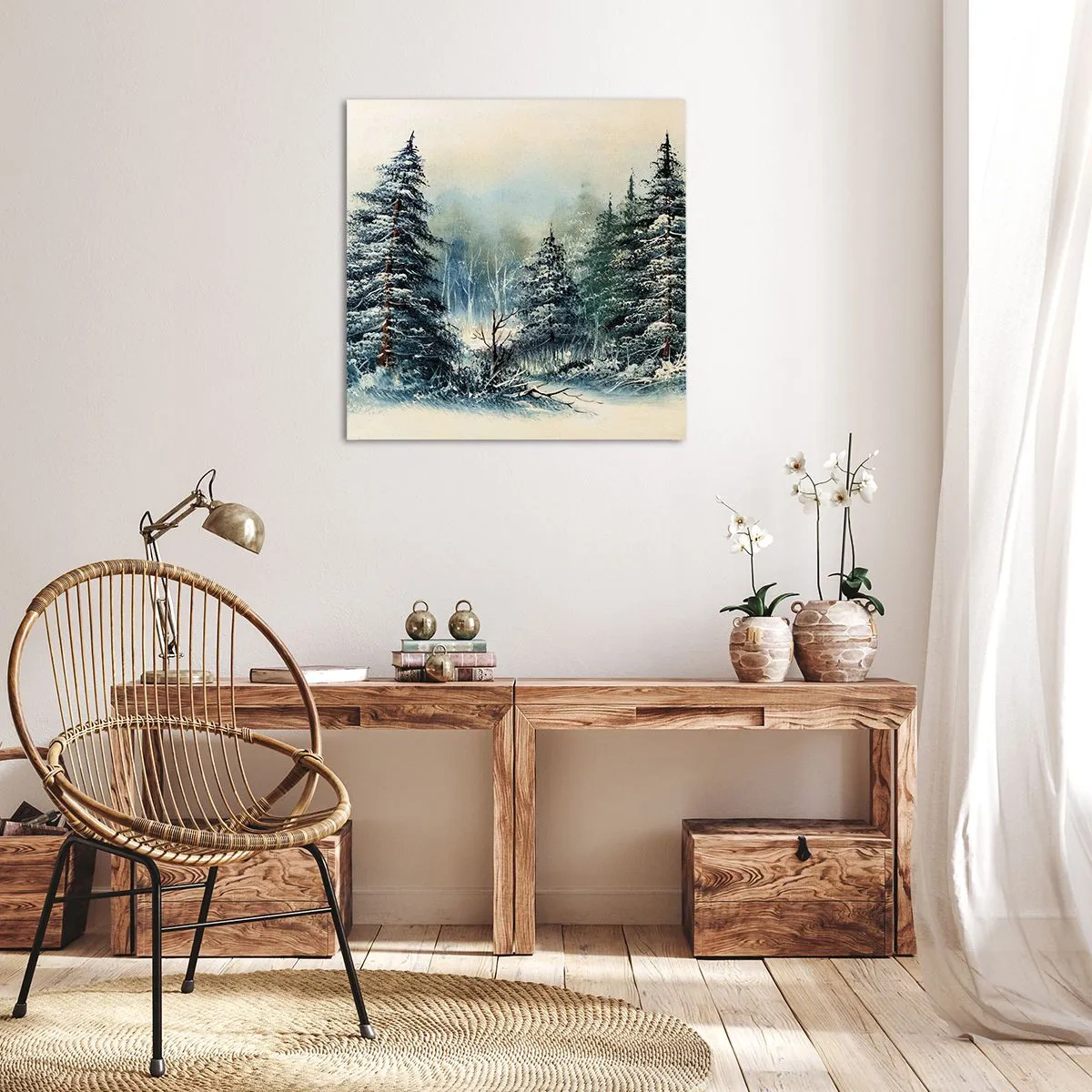 Vászonkép - Karácsonyra készen - 50x50 cm