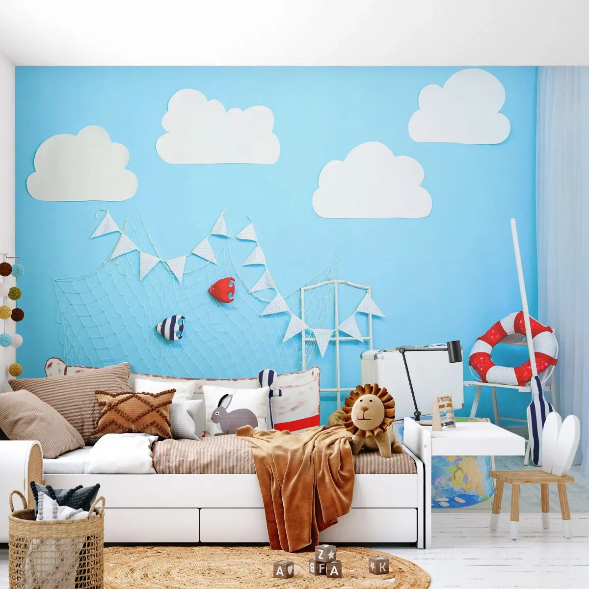 Fotótapéta Standard Eco - A gyerek kalandvágya - Gyerekeknek, Tengeri, Halászhajó - 200x140 cm