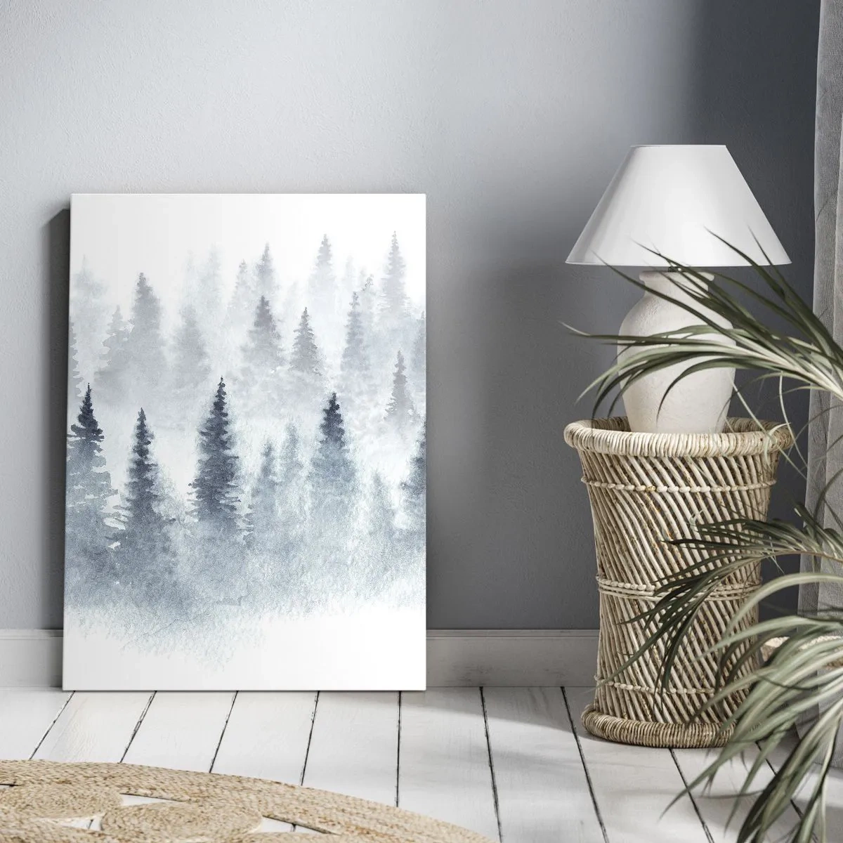 Vászonkép - Ködbe burkolózva - 55x100 cm