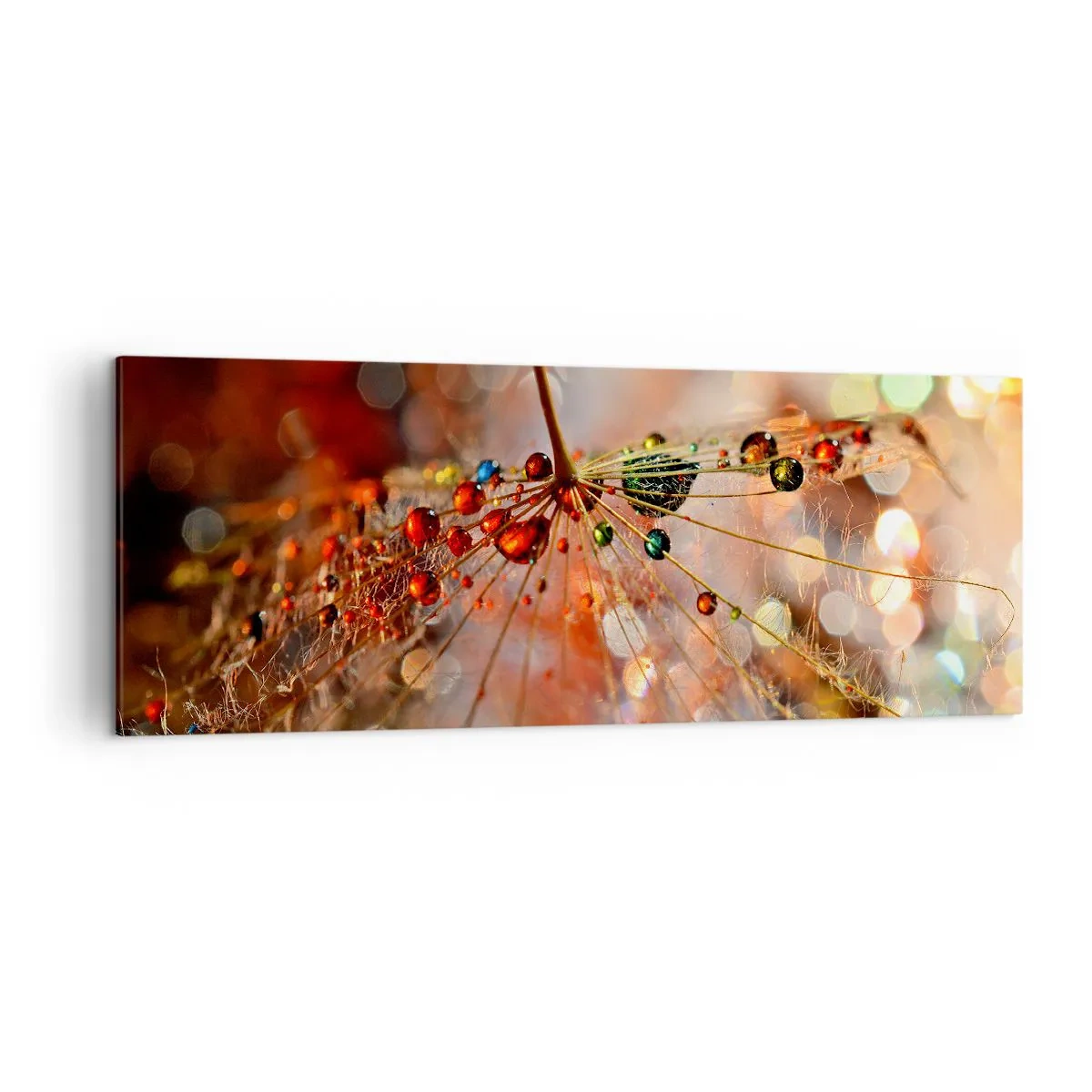 Vászonkép - Pókszálra fűzve - 140x50 cm