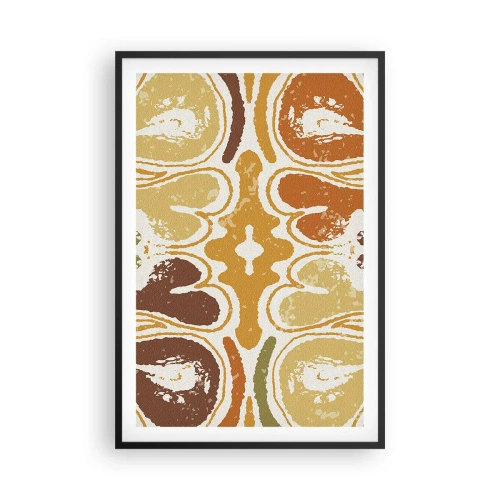 Poszter fehér keretben - Érzelmes absztrakció - 61x91 cm