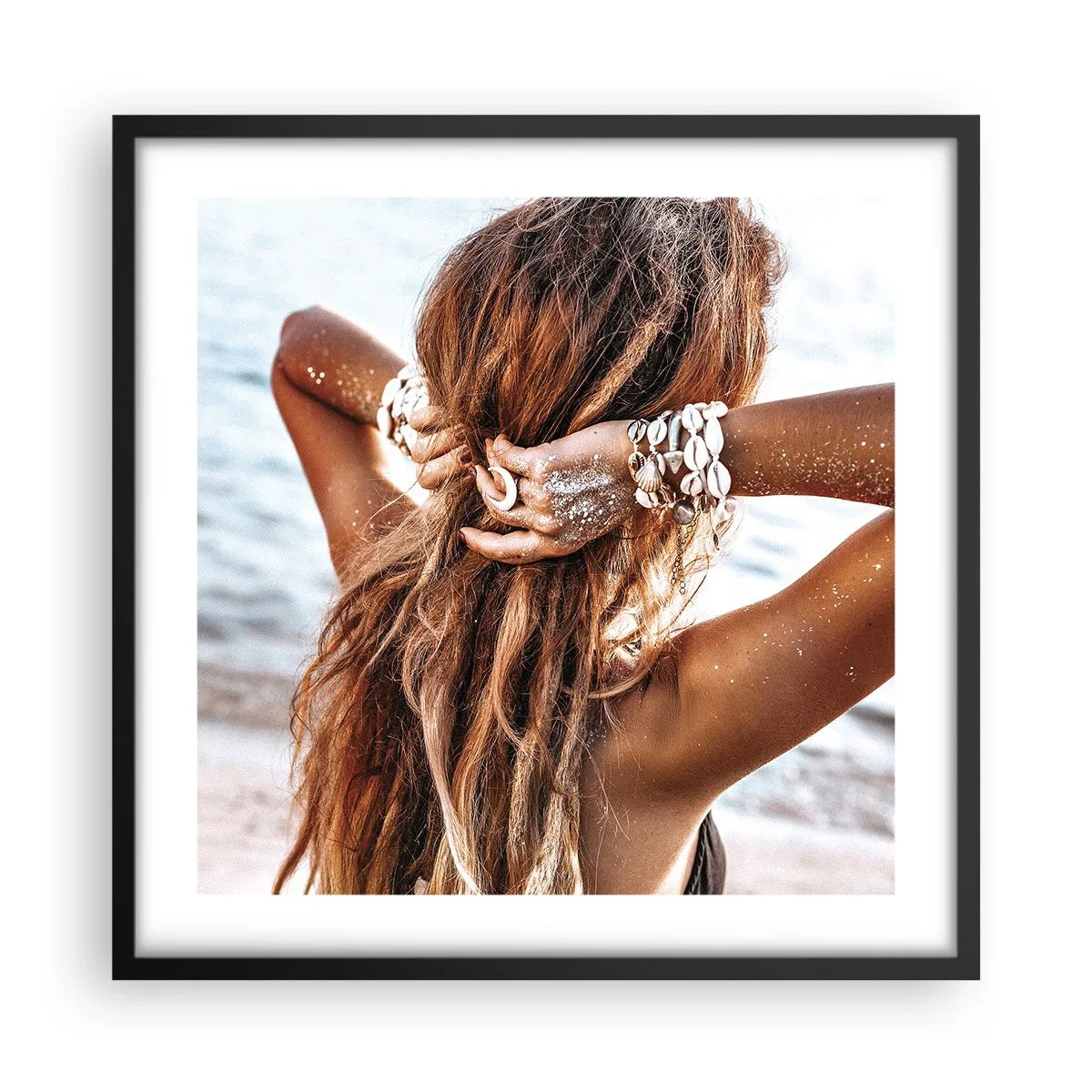 Poszter fehér keretben - A víz és a nap testvére - 50x50 cm