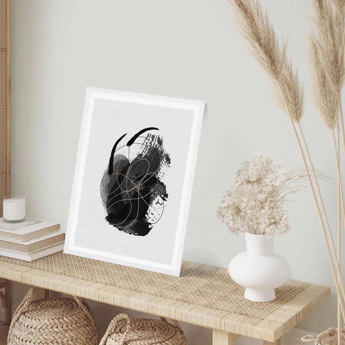 Poszter fekete keretben - Feketéből készült - 61x91 cm