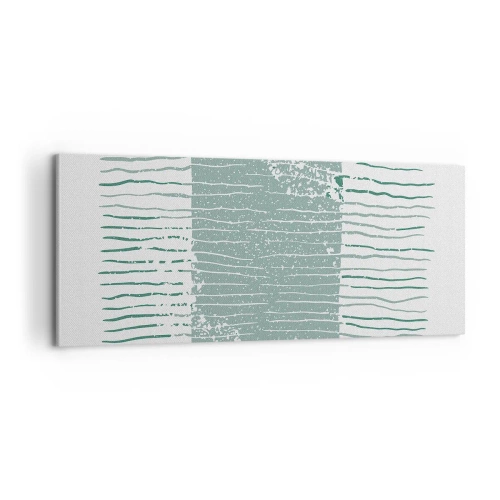 Vászonkép - Tengeri absztrakció - 100x40 cm