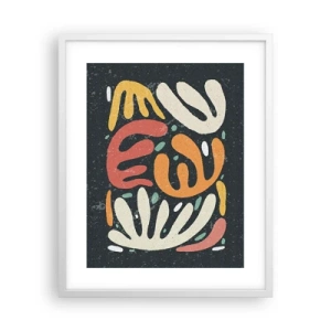 Poszter fekete keretben - Kompozíció - mindjárt elkaplak - 40x50 cm