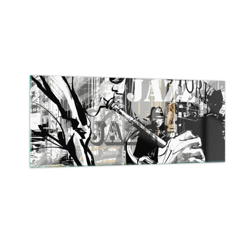 Üveg kép - A New York ritmusában - 100x40 cm