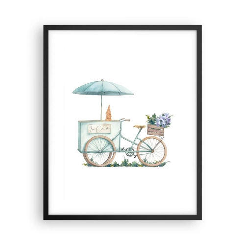 Poszter fehér keretben - A nyár édes emléke - 40x50 cm