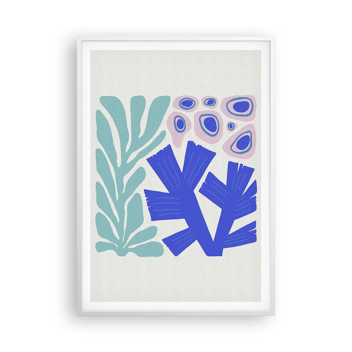 Poszter fekete keretben - Víz alatti kert - 70x100 cm