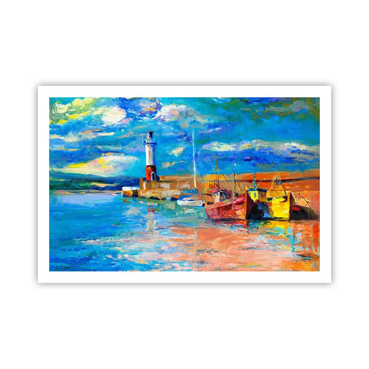 Poszter - Egy délután a szivárványos öbölben - 91x61 cm