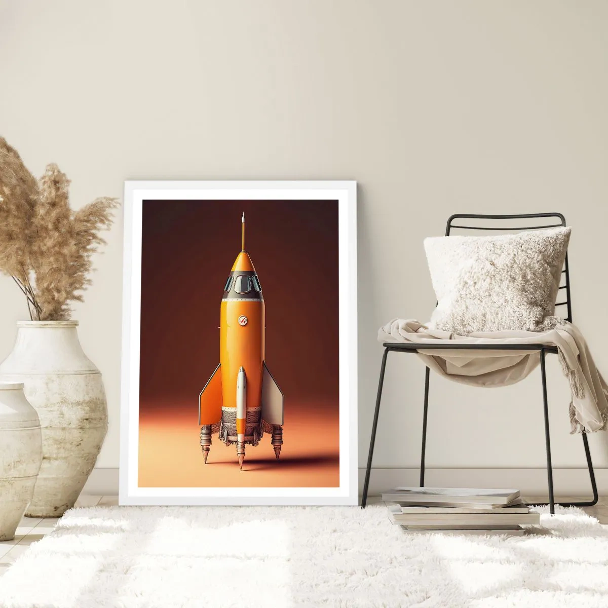 Poszter fekete keretben - Egy álommal kezdődik - 70x100 cm