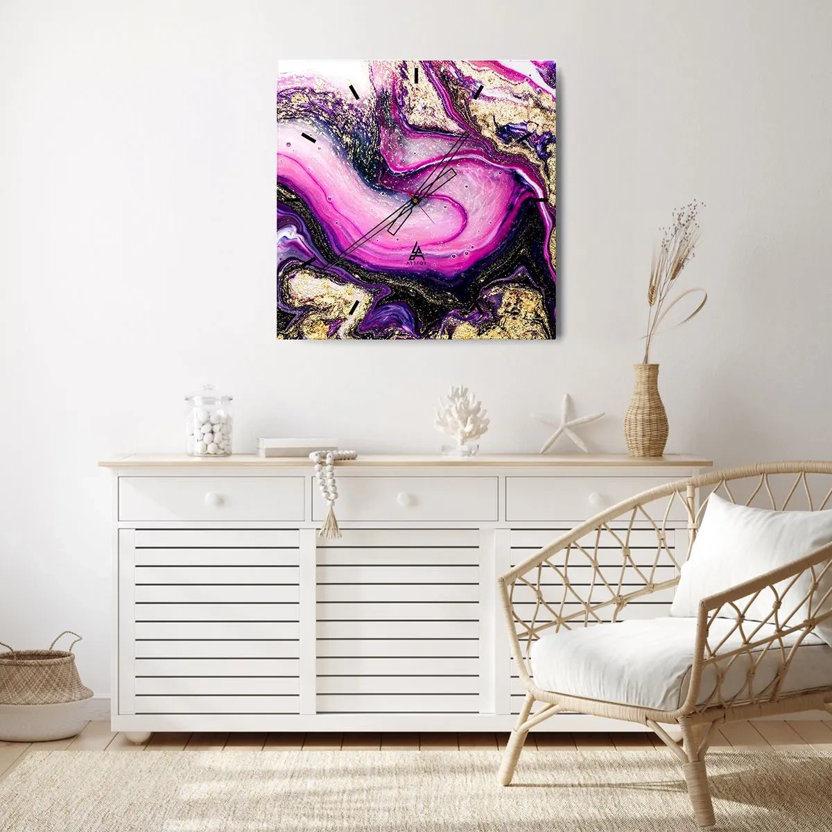 Falióra, Óra - Egy pillanat a kulisszák mögött - 30x30 cm