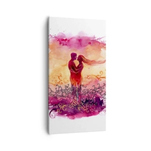 Vászonkép - Egy szív! Olyan kevés kell nekem... - 55x100 cm