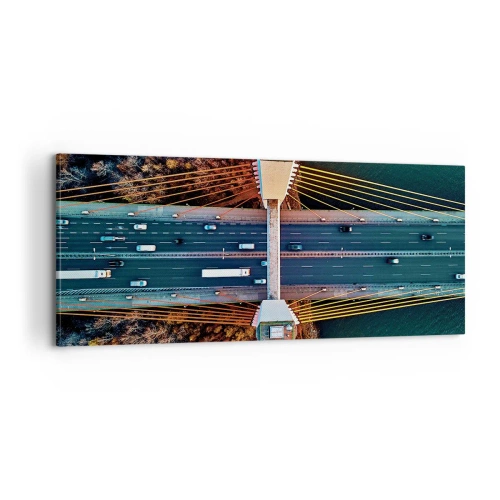 Vászonkép - TÚL a vizeken, túl az erdőkön - 100x40 cm