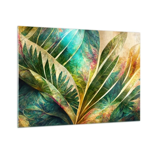 Üveg kép - A trópusok színei - 100x70 cm