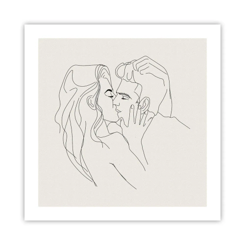 Poszter - Összegabalyodva az érzésben - 50x50 cm