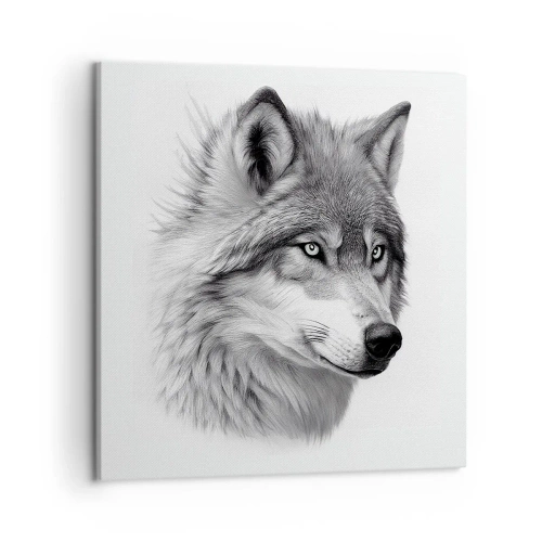 Vászonkép - Alfa - kétségtelenül - 50x50 cm