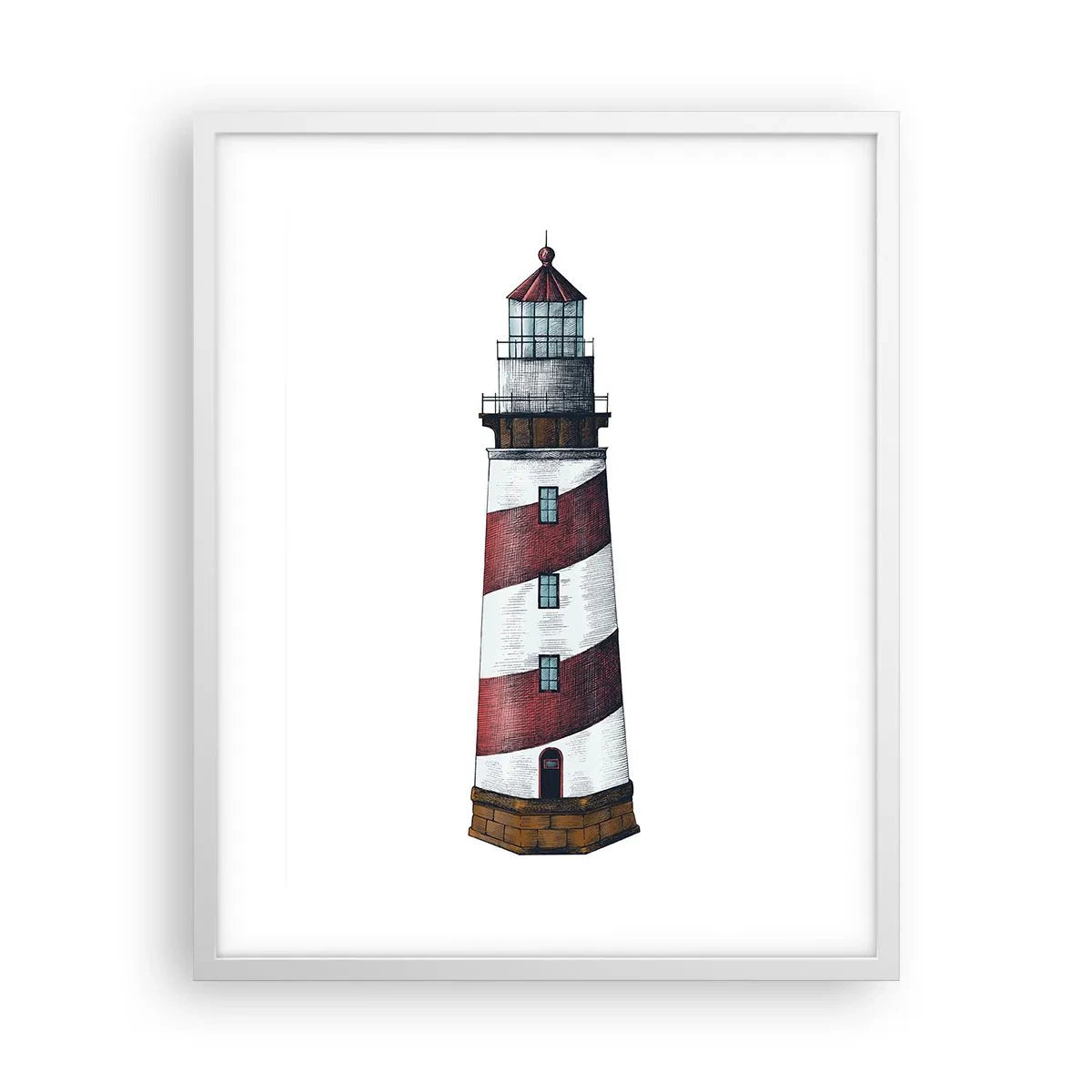 Poszter fekete keretben - Mindig résen - 40x50 cm