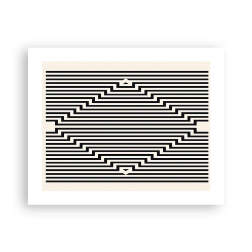 Poszter - Geometrikus illúzió - 50x40 cm