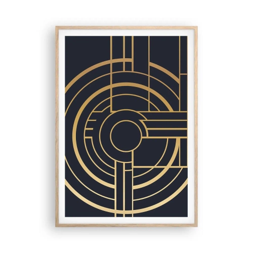 Poszter világos tölgy keretben - A dolgok fordulatai - 70x100 cm