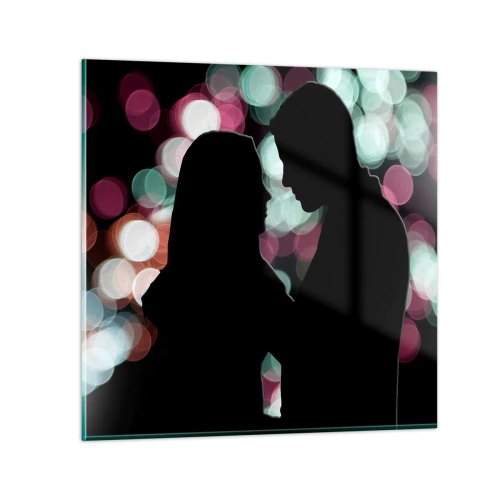 Üveg kép - Igen! - 50x50 cm