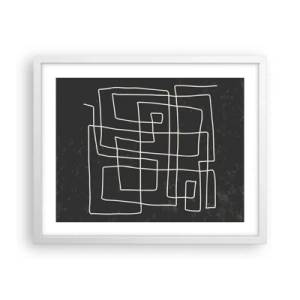 Poszter fekete keretben - Nem olyan egyszerű - 50x40 cm