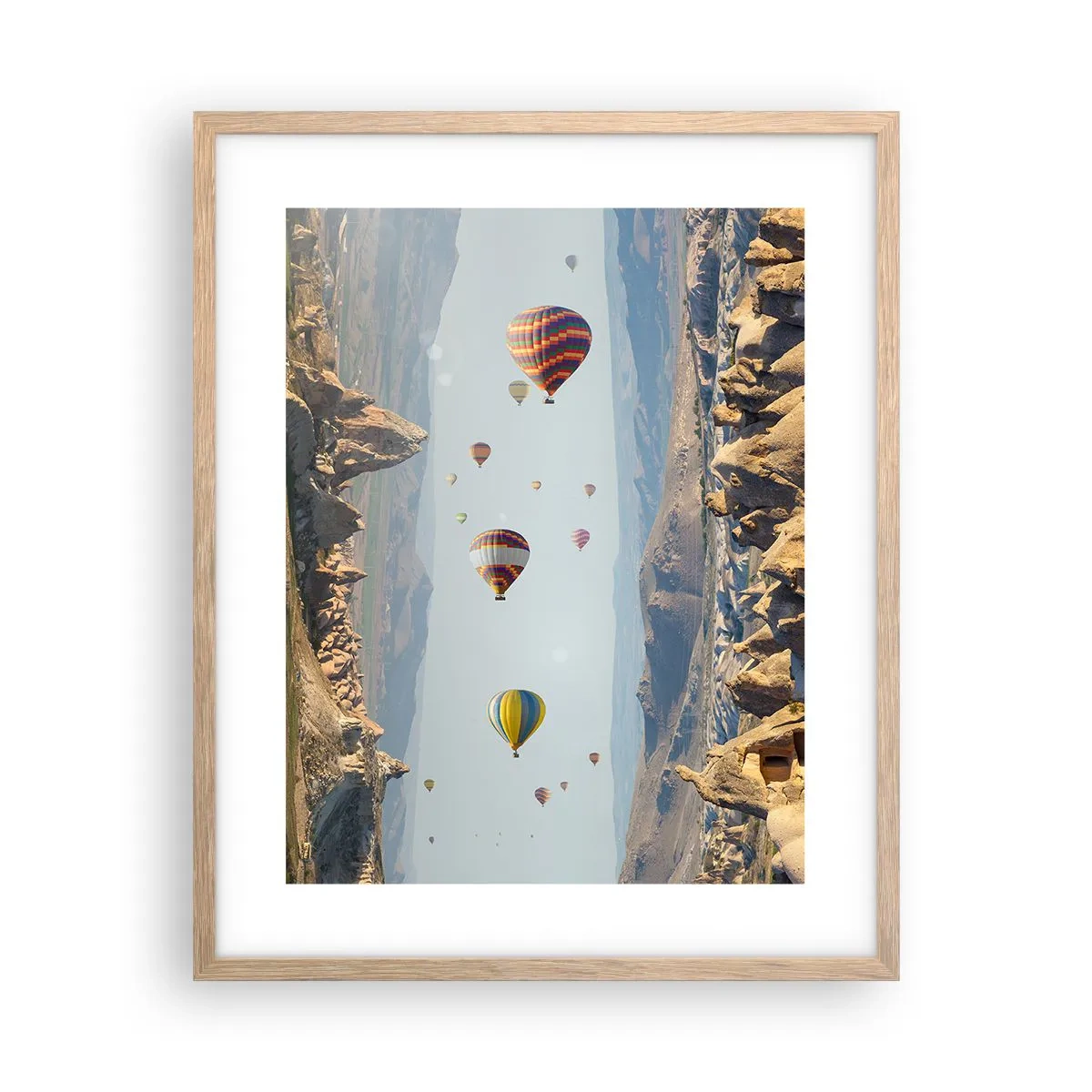 Poszter világos tölgy keretben - Itt minden lehetséges - 40x50 cm