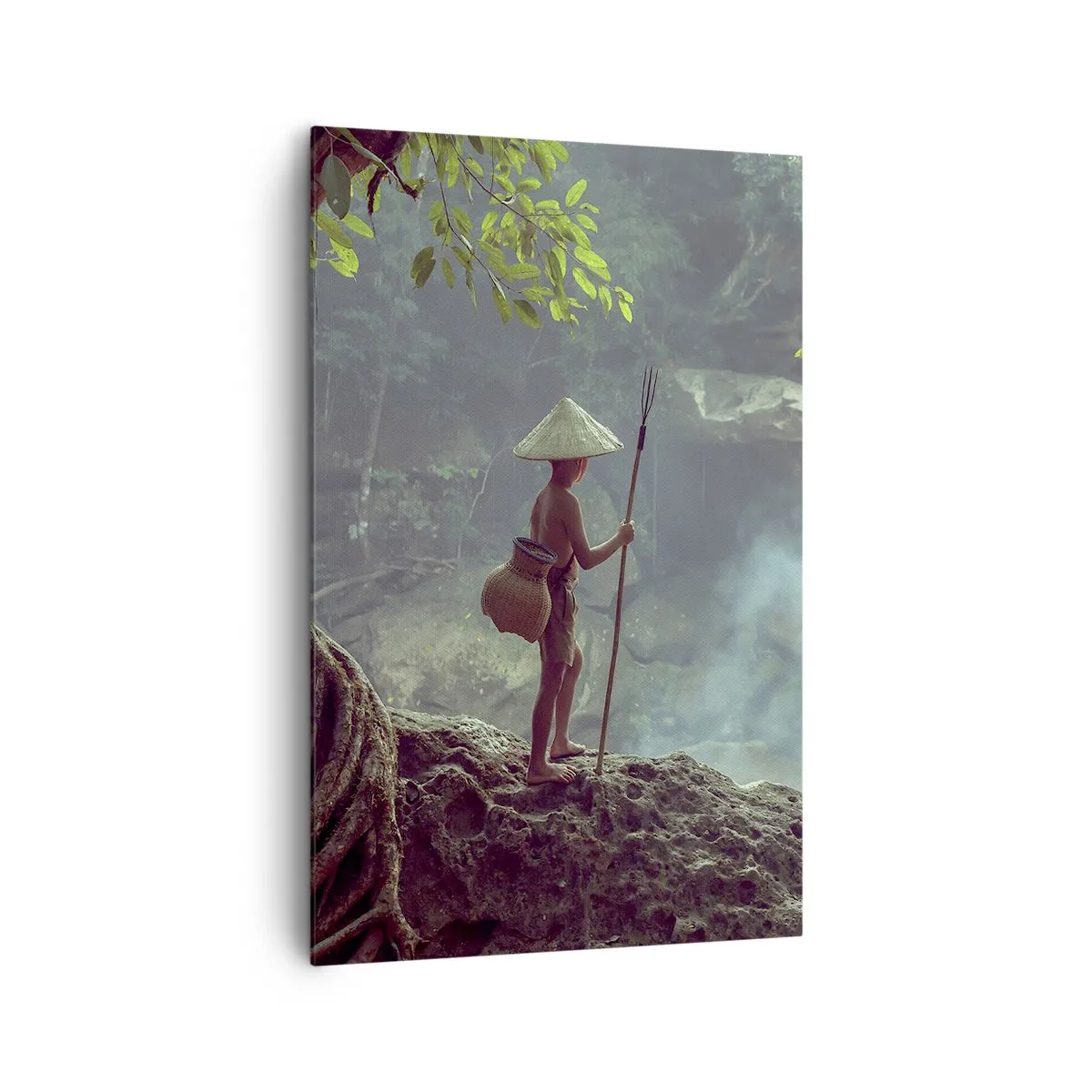 Vászonkép - Barátságban a természettel - 80x120 cm