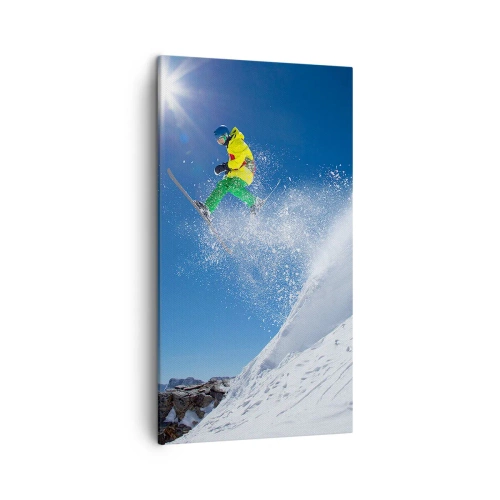 Vászonkép - Tánc a hegyekkel - 45x80 cm