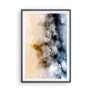 Poszter fehér keretben - Ködfelhőbe fulladt - 61x91 cm