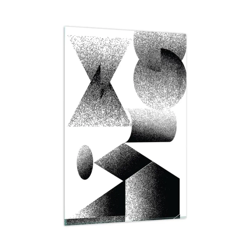 Üveg kép - Szögek és oválisok - 80x120 cm