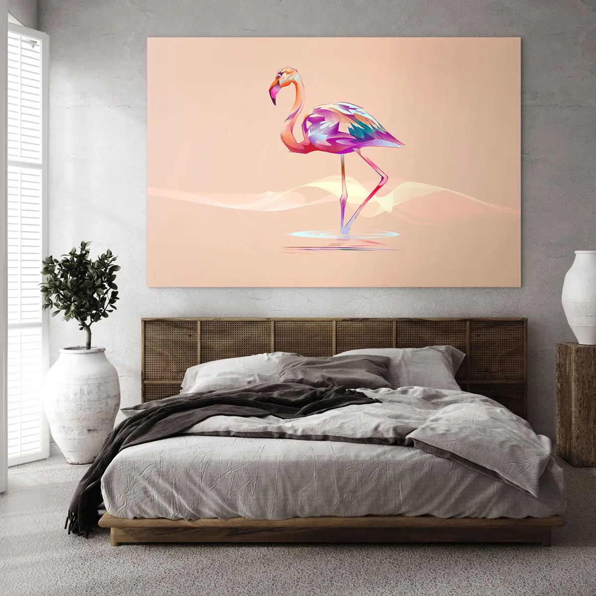 Üveg kép - A jó érzelmek madara - 120x80 cm