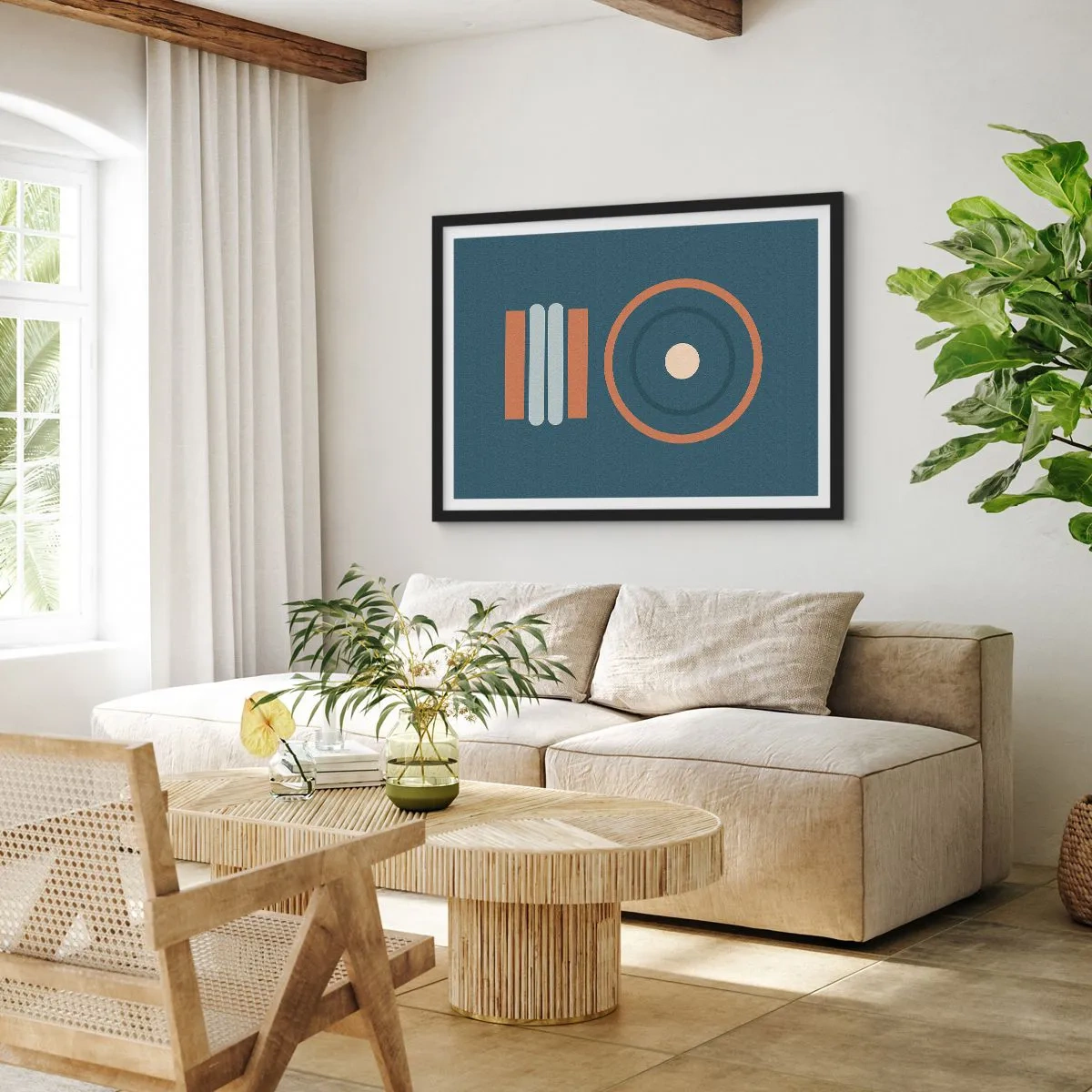 Poszter fehér keretben - A dolgok lényege - 100x70 cm