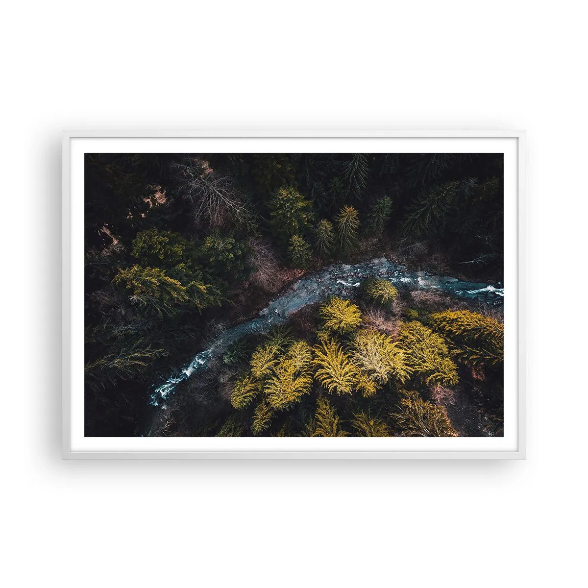 Poszter fekete keretben - Gyorsan, egyre gyorsabban - 100x70 cm