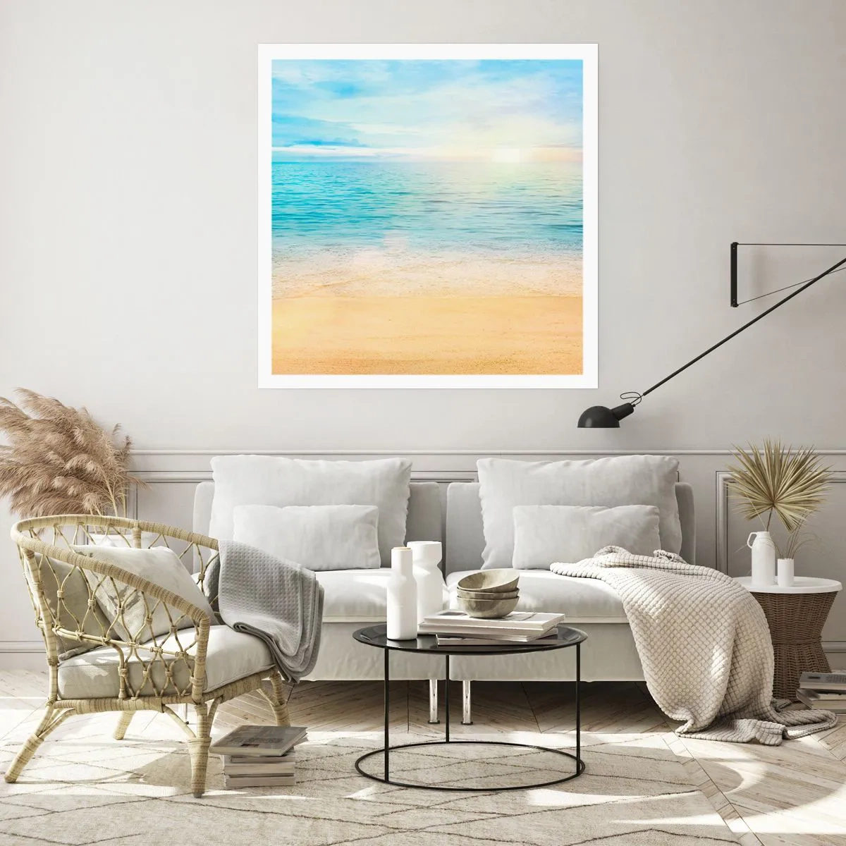 Poszter - Nagy kékség - 60x60 cm