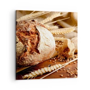 Vászonkép - Étvágygerjesztő, illatos, ropogós - 60x60 cm