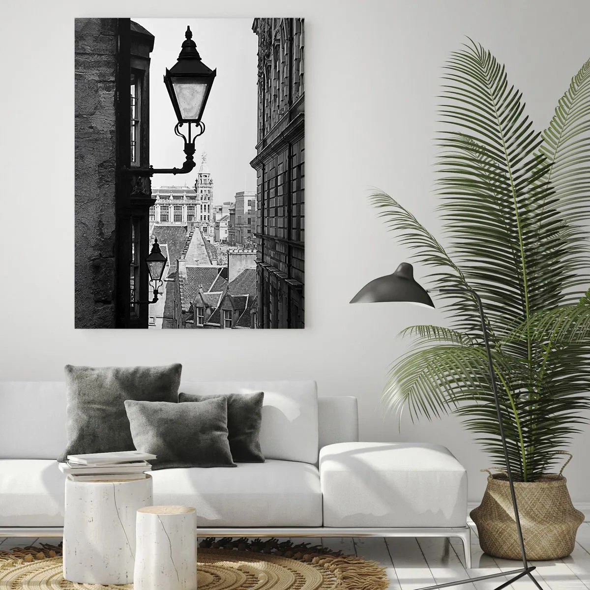 Üveg kép - Edinburgh-i történet - 80x120 cm