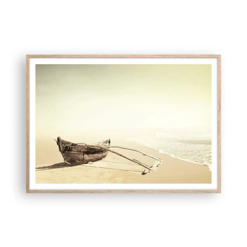 Poszter világos tölgy keretben - A déli tengerek megemlékezése - 100x70 cm